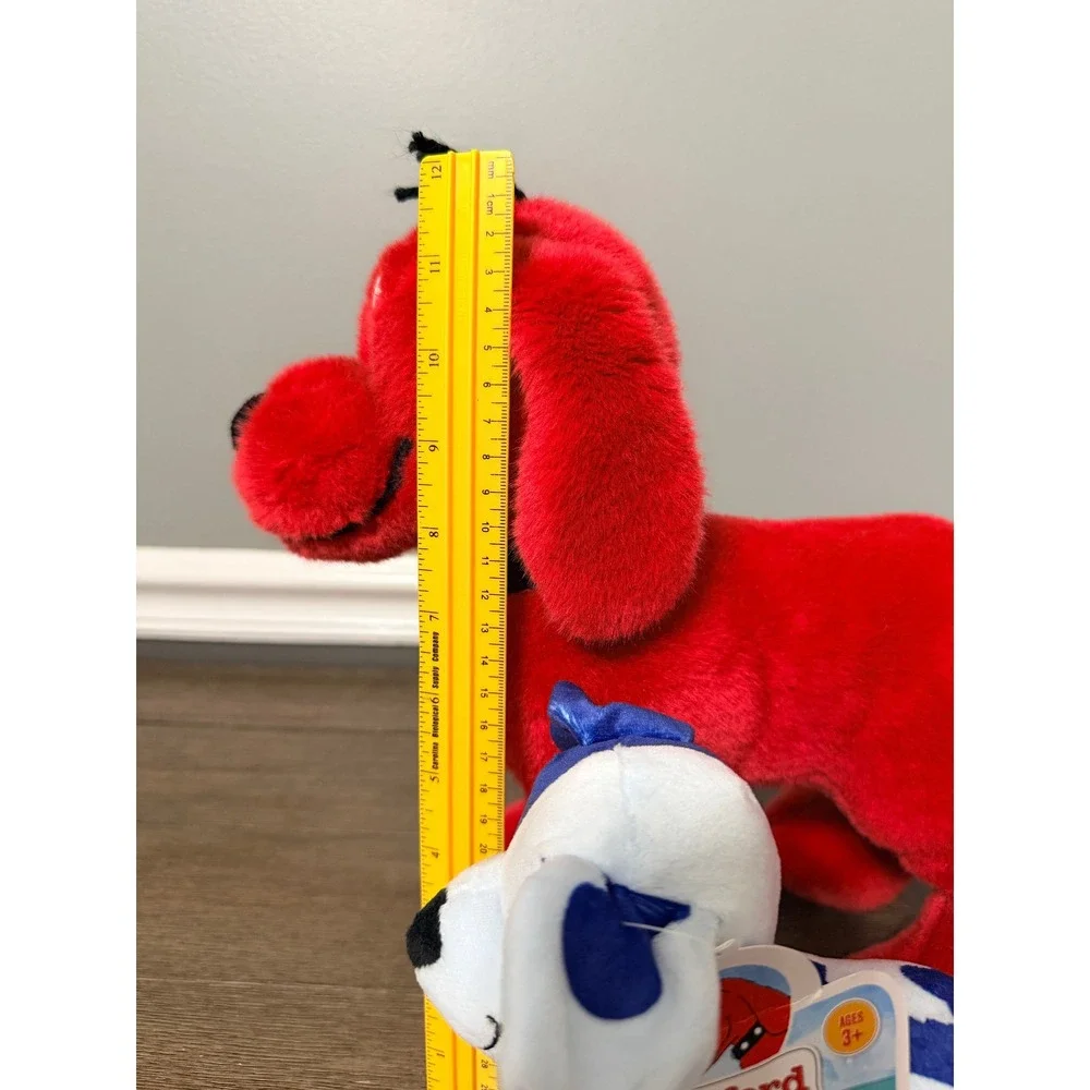 Clifford the Big Red Dog & Tucker Franklin Dalmatian Plush Stuffed Animal Set